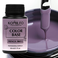 Зображення  База для гель-лаку Komilfo Color Base French 012, барило 30 мл, Об'єм (мл, г): 30, Колір: 012