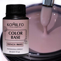 Зображення  База для гель-лаку Komilfo Color Base French 005, барило 30 мл, Об'єм (мл, г): 30, Колір: 005