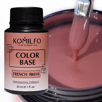 Зображення  База для гель-лаку Komilfo Color Base French 010, барило 30 мл, Об'єм (мл, г): 30, Колір: 010