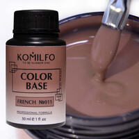 Зображення  База для гель-лаку Komilfo Color Base French 011, барило 30 мл, Об'єм (мл, г): 30, Колір: 011
