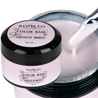 Зображення  База для гель-лаку Komilfo Color French Base Skin 021, 30 мл, Об'єм (мл, г): 30, Колір: 021