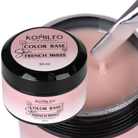 Зображення  База для гель-лаку Komilfo Color French Base Skin 025, 30 мл, Об'єм (мл, г): 30, Колір: 025