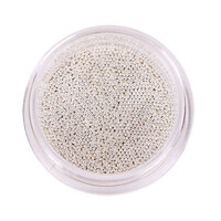 Зображення  Бульйонки металеві Komilfo срібло, 0.6 мм, 6 г