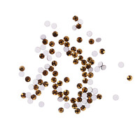 Изображение  Стразы Komilfo Gold, размер 4, 100 шт, Цвет: Gold 4