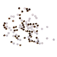 Изображение  Стразы Komilfo Gold, размер 3, 100 шт, Цвет: Gold 3