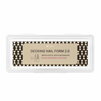 Зображення  Верхні форми для моделювання F.O.X Decking Nail form 2.0 Подовжений Мигдаль, 24 шт