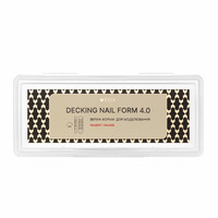 Зображення  Верхні форми для моделювання F.O.X Decking Nail form 2.0 Квадрат, 24 шт