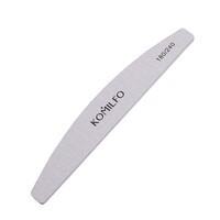 Зображення  Пилочка для нігтів Komilfo півколо сіра, 180/240 гріт