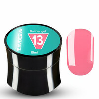 Зображення  Моделюючий гель Victoria Avdeeva Builder Gel 13 класичний рожевий Hema&Tpo Free, 15 мл, Об'єм (мл, г): 15, Колір: 13