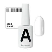 Изображение  Гель-лак ADORE prof. Basic Palette 100 Sugar белый, 12 мл, Объем (мл, г): 12, Цвет: 100