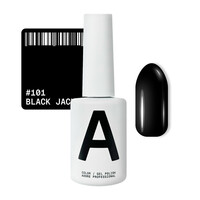 Изображение  Гель-лак ADORE prof. Basic Palette 101 Black Jack черный, 12 мл, Объем (мл, г): 12, Цвет: 101