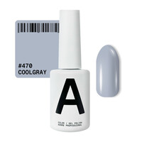 Изображение  Гель-лак ADORE prof. Basic Palette 470 Coolgray серый, 12 мл, Объем (мл, г): 12, Цвет: 470