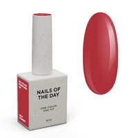 Изображение  NAILSOFTHEDAY Gel Polish Roksolana 140 красный гель-лак, перекрывающийся в один слой, 10 мл, Объем (мл, г): 10, Цвет: 140 Roksolana