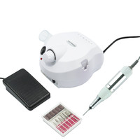 Зображення  Фрезер для манікюру Drill pro ZS 601/DM 202 65 Вт 35 000 об, Колір: білий