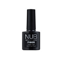 Изображение  База для гель-лака с волокнами NUB Fiber Base Coat 8 мл, прозрачная