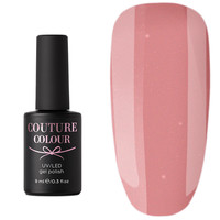 Изображение  Гель-лак Couture Colour 014, пастельно-розовый с шиммером, 9 мл, Объем (мл, г): 9, Цвет: 14
