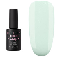 Изображение  Гель-лак Couture Colour 142, молочно-мятный, мелкий шиммер, 9 мл, Объем (мл, г): 9, Цвет: 142