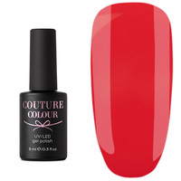 Изображение  Гель-лак Couture Colour 149, знойный красный, эмаль, 9 мл, Объем (мл, г): 9, Цвет: 149