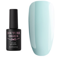 Изображение  Гель-лак Couture Colour 164, арктический голубой, 9 мл, Объем (мл, г): 9, Цвет: 164