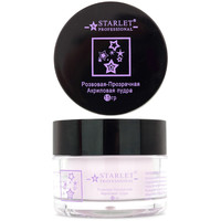 Зображення  Акрилова пудра для нігтів Starlet Professional 15 г, Прозоро-рожева