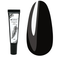 Зображення  Гель-фарба Starlet Professional 2в1 8 мл, № 2 чорна