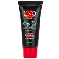 Изображение  Акрил-гель, полигель UNO Poly UV Gel 60 мл, Golden Tan