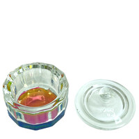 Зображення  Склянка для мономеру, хни, фарби скляна з кришкою А (кругла)