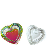 Зображення  Склянка для мономеру, хни, фарби скляна з кришкою F (серце)