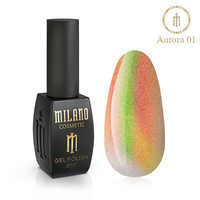 Изображение  Гель-лак Milano Cosmetic Aurora Cat Eyes 8 мл № 1, Объем (мл, г): 8, Цвет: 1