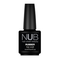 Зображення  Топ для гель-лаку NUB Rubber Top Coat, 14 мл