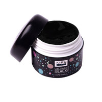 Изображение  Гель-краска Kira Nails No Wipe, Black, 5 мл