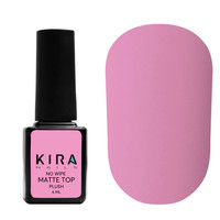 Зображення  Kira Nails No Wipe Matte Top Coat - матовий закріплювач для гель-лаку без липкого шару, 6 мл
