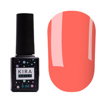Изображение  Гель-лак Kira Nails №018 (светлый коралловый, эмаль), 6 мл, Объем (мл, г): 6, Цвет: 018