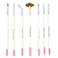 Зображення  Набір пензлів для манікюру YRE 7 шт