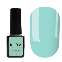 Изображение  Гель-лак Kira Nails №026 (светлый бирюзовый, эмаль), 6 мл, Объем (мл, г): 6, Цвет: 026