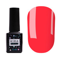 Изображение  Гель-лак Kira Nails №051 (яркий розово-коралловый, эмаль), 6 мл, Объем (мл, г): 6, Цвет: 051