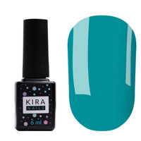Изображение  Гель-лак Kira Nails №082 (голубой, эмаль), 6 мл, Объем (мл, г): 6, Цвет: 082