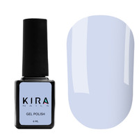 Изображение  Гель-лак Kira Nails №132 (нежно-голубой, эмаль), 6 мл, Объем (мл, г): 6, Цвет: 132