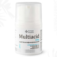 Зображення  Спеціалізований відбілюючий багатофункціональний засіб MultiAcid 14%, pH 3,2 Green Health СС-002, 50 мл, Об'єм (мл, г): 50