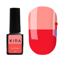 Изображение  Термо гель-лак Kira Nails №T09 (малиновый, при нагревании бледно-розовый), 6 мл, Объем (мл, г): 6, Цвет: 009
