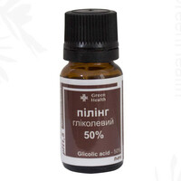 Изображение  Пилинг для лица гликолевый 50%, рН 1,5 Green Health П-016, 30 мл, Объем (мл, г): 30