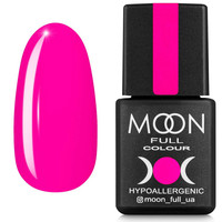 Изображение  Гель лак Moon Full Fashion color №239 яркая фуксия, 8 мл, Объем (мл, г): 8, Цвет: 239