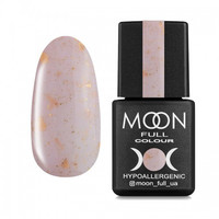 Зображення  База каучукова для гель-лаку Moon Full Leaf Rubber Base 8 мл № 02, ніжний рожевий з поталлю, Об'єм (мл, г): 8, Колір: 002