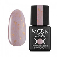 Зображення  База каучукова для гель-лаку Moon Full Leaf Rubber Base 8 мл № 03, рожевий з поталлю, Об'єм (мл, г): 8, Колір: 003