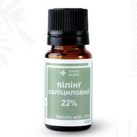 Зображення  Пілінг для обличчя саліциловий 22%, рН 2,1 Green Health П-029, 100 мл, Об'єм (мл, г): 100