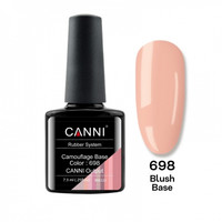 Изображение  Камуфлирующее базовое покрытие CANNI №698 blush base, 7,3 мл, Объем (мл, г): 7.3, Цвет: 698