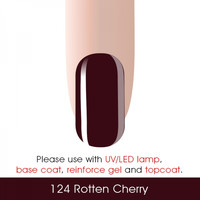 Зображення  Гель-лак CANNI 124 темно-коричневый, 15 мл, Об'єм (мл, г): 15, Колір: 124