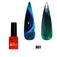 Изображение  Гель-лак для ногтей Nails Molekula 9D Cat's Eye 6 мл, № 901, Объем (мл, г): 6, Цвет: 901