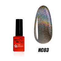 Изображение  Гель-лак для ногтей Nails Molekula Holographic Cat`s Eye 6 мл, № HC03, Объем (мл, г): 6, Цвет: HC03