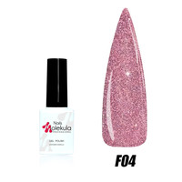 Зображення  Гель-лак для нігтів Nails Molekula Flash Effect 6 мл № F04, Об'єм (мл, г): 6, Колір: F04